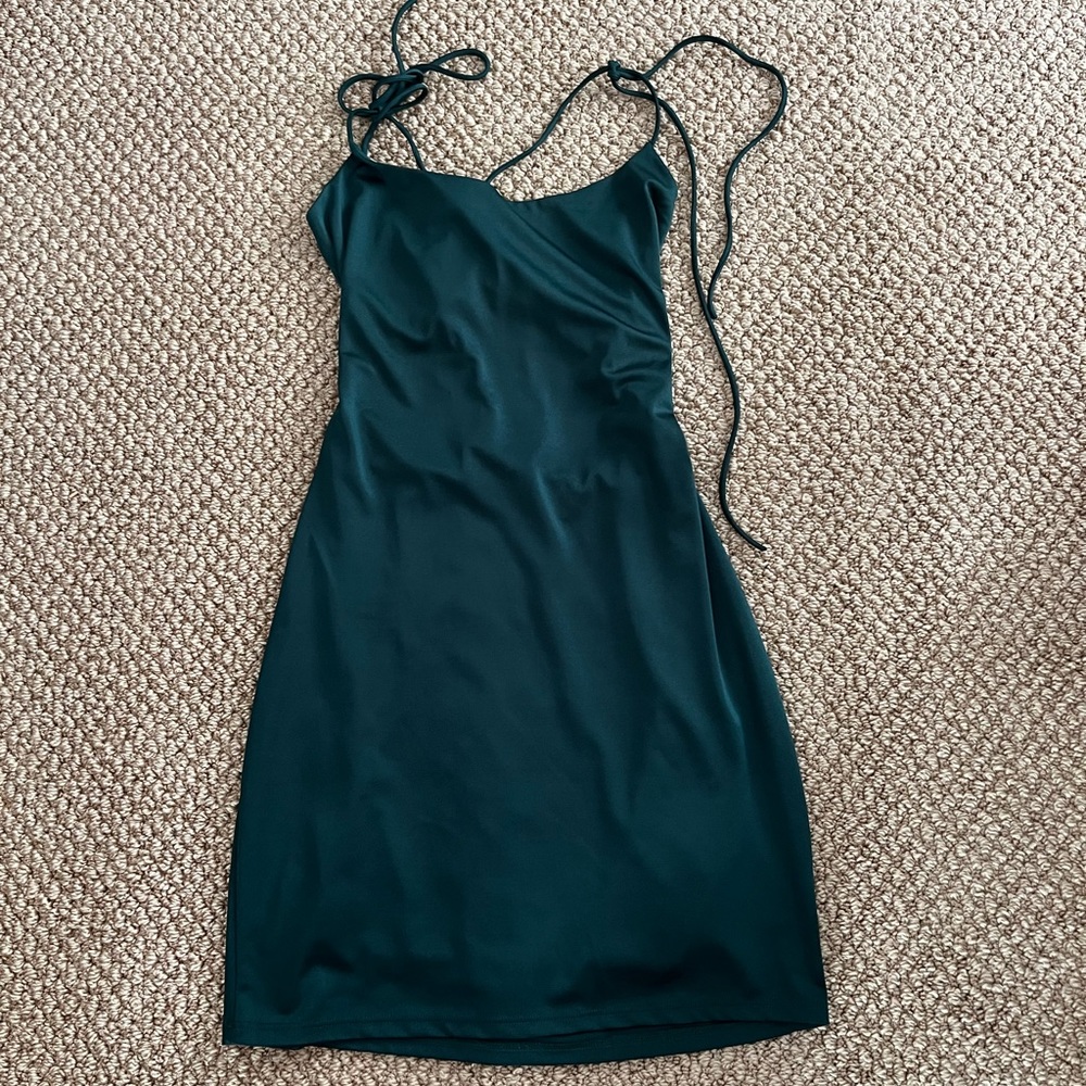 Emerald green Lucy in the Sky dress - size S
